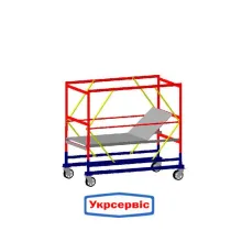Базовий блок вишки-тури VIRASTAR КОМПАКТ-М 1,7x0,8 м (з колесами)