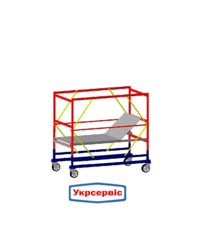 Базовий блок вишки-тури VIRASTAR КОМПАКТ 1,7x0,8 м (з колесами)