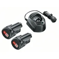 Стартовий набір з акумуляторів і зарядного пристрою Bosch 12 В (1600A01L3E)