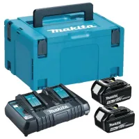 Набір акумуляторів LXT Makita (BL1840Bx2, DC18RD, Makpac3) (197504-2)