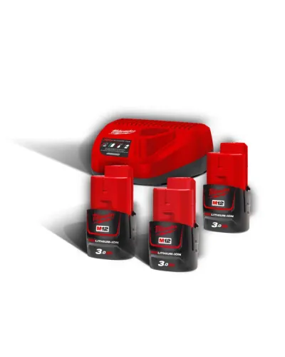 Енергокомплект Milwaukee M12 NRG-303 (4933459207)
