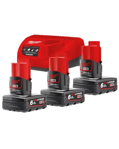 Енергокомплект Milwaukee M12 NRG-603 (4933459208)
