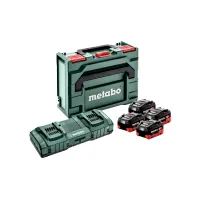 Комплект акумуляторних батарей Metabo LiHD 18 В 4х8.0 Аh із зарядним пристроєм у кейсі (685135000)