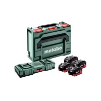 Базовий комплект акумуляторів Metabo metaBOX (4 АКБ + ЗП) (685143000)