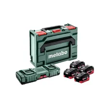 Базовий комплект акумуляторів Metabo metaBOX (4 АКБ + ЗП) (685143000)