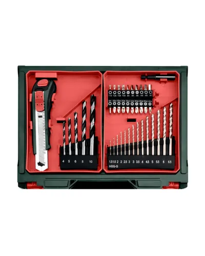 Акумуляторний дриль-шурупокрут Metabo PowerMaxx BS Basic Set (600080710)