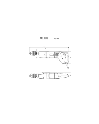 Дриль Metabo BDE 1100 (600806000)