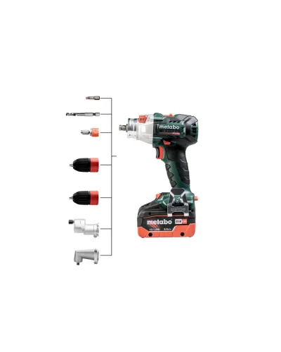 Акумуляторний шуруповерт-різьборіз Metabo BS 18 LT BL Q Bund (АКБ + ЗП) (602362660)