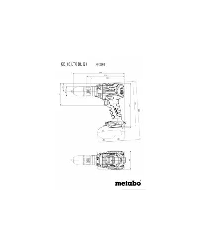 Акумуляторний шуруповерт-різьборіз Metabo BS 18 LT BL Q Bund (АКБ + ЗП) (602362660)