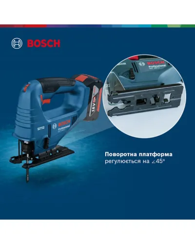 Акумуляторний безщітковий лобзик Bosch Professional GST 183-LI Solo C (без АКБ і ЗП) (06015B7020)
