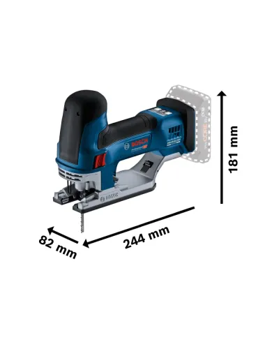 Акумуляторний лобзик Bosch GST 18V-155 SC (06015B0001)