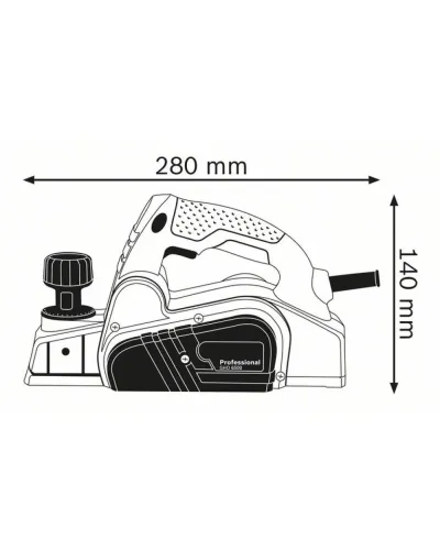 Рубанок Bosch GHO 6500 Professional (0601596000)