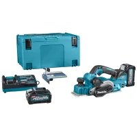 Акумуляторний рубанок Makita XGT 40 V MAX KP001GM201 (АКБ і ЗП) (KP001GM201)