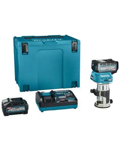 Акумуляторний кромочний фрезер Makita XGT 40 V MAX RT001GM210 (RT001GM210)