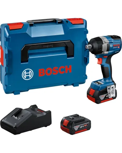 Акумуляторний ударний гайковерт Bosch GDS 18V-750 C у кейсі (АКБ і ЗП) (06019L9003)
