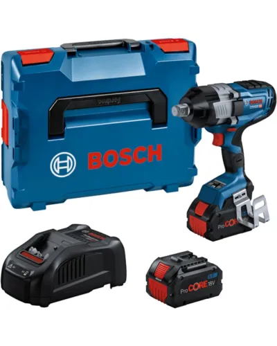 Акумуляторний ударний гайковерт Bosch GDS 18V-1600 HC Professional у кейсі (АКБ і ЗП) (06019M1002)