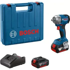 Акумуляторний ударний гайковерт Bosch GDS 18V-350 у кейсі (АКБ і ЗП) (06019M5021)
