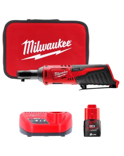 Тріскачка акумуляторна безщіткова Milwaukee 1/4" (40 Нм) M12 IR-201B (4933441725)