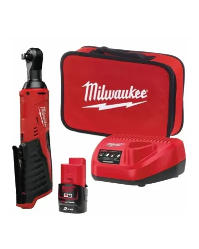 Тріскачка акумуляторна безщіткова Milwaukee 1/4" (40 Нм) M12 IR-201B (4933441725)
