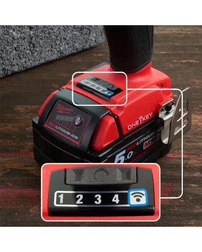 Гайковерт акумуляторний ударний безщітковий Milwaukee M18 ONEFHIWF34-0 3/4" (без АКБ і ЗП) (4933499164)