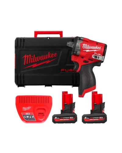 Гайковерт акумуляторний ударний безщітковий Milwaukee M12 FCIWF12G3- 502X 1/2" (АКБ і ЗП) (4933493455)