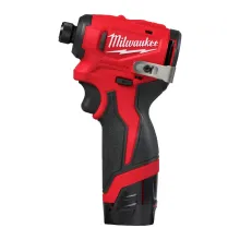 Гвинтоверт ударний акумуляторний безщітковий Milwaukee M12 BLIDRC-202C 124 Нм (АКБ і ЗП) (4933499690)