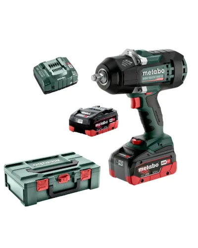 Акумуляторний ударний гайковерт Metabo SSW 18 LTX 1450 BL (АКБ + ЗП) (602401660)