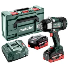 Аккумуляторный ударный гайковерт Metabo SSW 18 LTX 1750 BL (АКБ + ЗУ) (602402660)