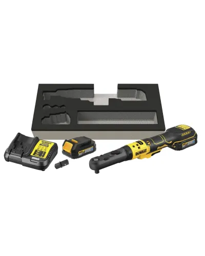 Гайковерт кутовий - тріскачка акумуляторний безщітковий DeWALT DCF510E2G (DCF510E2G)