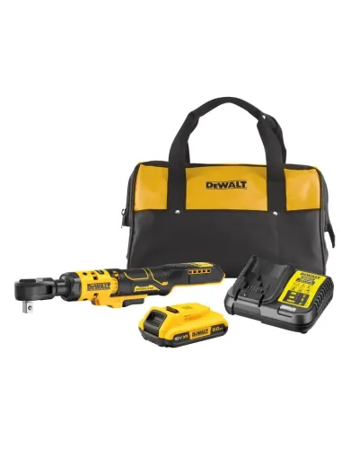 Гайковерт кутовий - тріскачка акумуляторний безщітковий DeWALT DCF512D1 (DCF512D1)