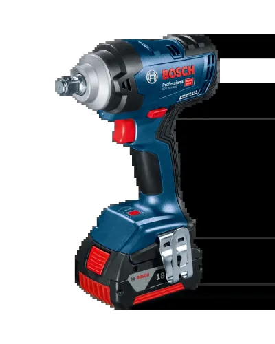 Акумуляторний ударний гайкокрут Bosch GDS 18V-400 + 2 АКБ 5 Ач (06019K0020)