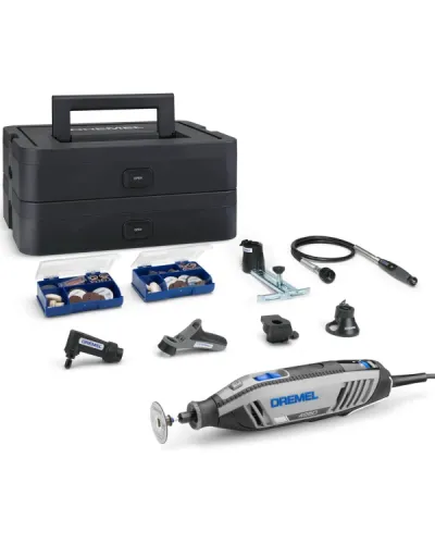 Багатофункціональний інструмент Dremel Platinum+ 4250 в кейсі (6 насадок / 128 аксесуарів) (F0134250JS)