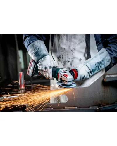 Акумуляторна кутова шліфмашина Metabo WB 18 LTX BL 15-125 QUICK + 2 АКБ 5.5 Аг з ЗП і кейсом METABOX 165 L (601730660)