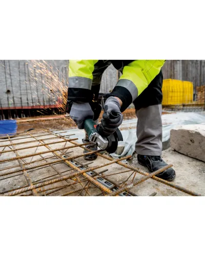 Акумуляторна кутова шліфувальна машина Metabo W 18 L 9-125 + кейс METABOX 165 L (602247840)