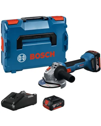 Акумуляторна болгарка Bosch GWS 18V-8 Professional L-BOXX 136 (АКБ і ЗП) (06019N9003)