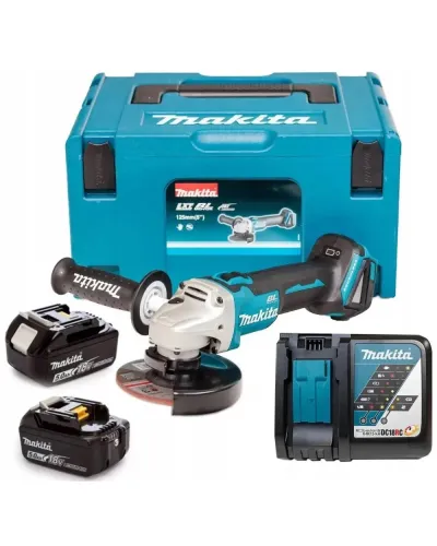Акумуляторна болгарка Makita DGA504RTJ 18 В, 125 мм