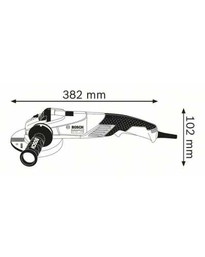 Болгарка Bosch GWS 18-125 SL Professional мережева, 1.8 кВт, 125 мм (06017A3200)