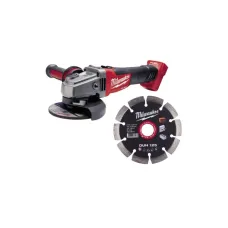 Шліфувальна машина кутова Milwaukee M18 CAG125X-0 125 мм (без АКБ і ЗП) (4932479674)