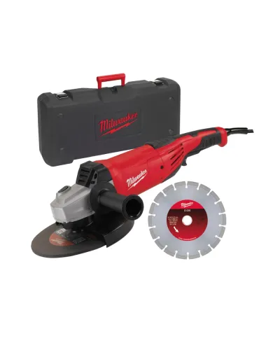 Шліфувальна машина кутова Milwaukee AG 22-230 E DSET (230 мм) (4933440300)