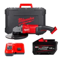 Шліфувальна машина кутова Milwaukee M18 FLAG230XPDB-121C FORGE 230 мм (АКБ і ЗП) (4933499241)