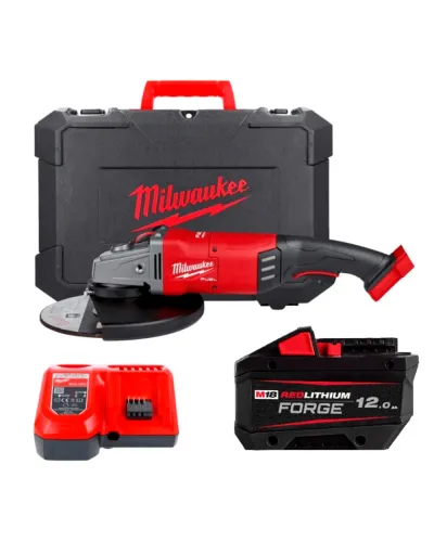 Шліфувальна машина кутова Milwaukee M18 FLAG230XPDB-121C FORGE 230 мм (АКБ і ЗП) (4933499241)