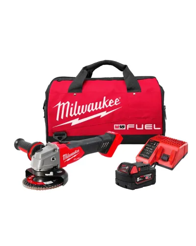 Шліфувальна машина кутова Milwaukee M18 FSAG125X-501BRF Ø125 мм (АКБ і ЗП) (4933500779)
