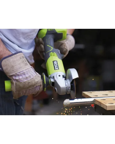 Акумуляторна болгарка RYOBI R18AG-140S + АКБ і ЗП у сумці (5133004301)