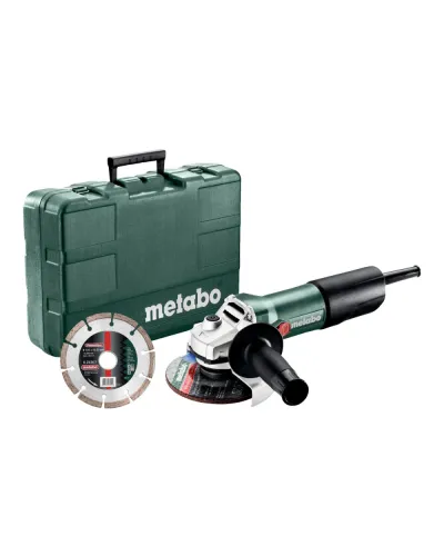 Кутова шліфувальна машина Metabo W 850-125 SET (603608510)