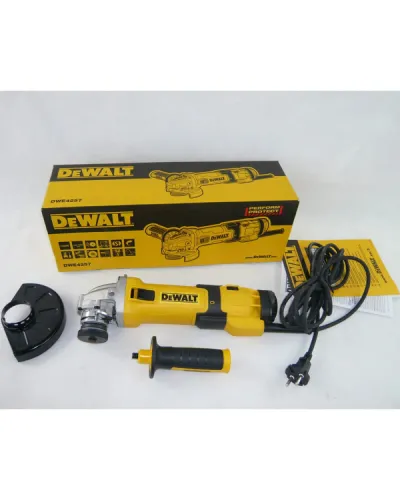 Болгарка DeWalt DWE4257 мережева, 1.5 кВт, 125 мм (DWE4257)