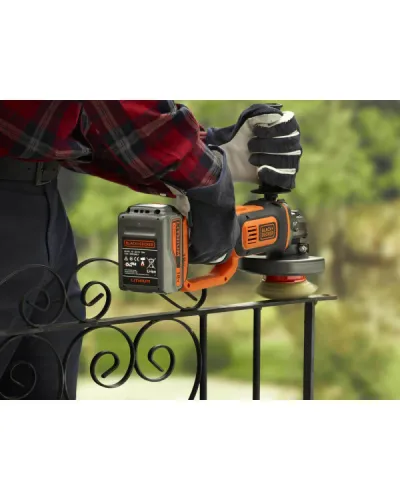 Шліфувальна машина кутова акумуляторна BLACK+DECKER BCG720M1 (BCG720M1)