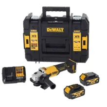 Шліфувальна машина кутова акумуляторна безщіткова DeWALT DCG407M2T (DCG407M2T)