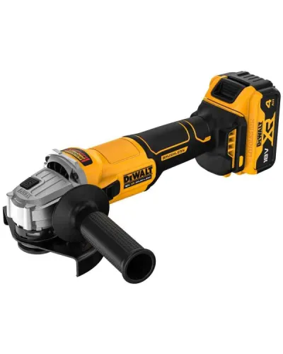 Шліфувальна машина кутова акумуляторна безщіткова DeWALT DCG407M2T (DCG407M2T)