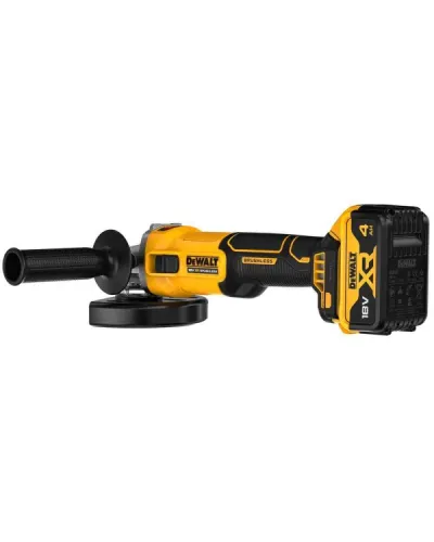 Шліфувальна машина кутова акумуляторна безщіткова DeWALT DCG407M2T (DCG407M2T)