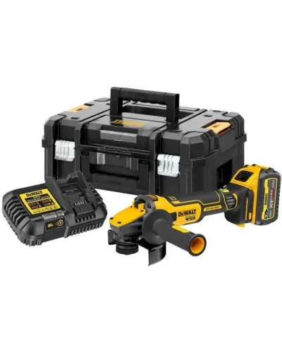 Шліфмашина кутова акумуляторна безщіткова DeWALT DCG409VST1 (DCG409VST1)